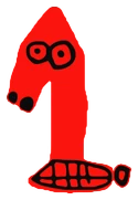 Sar One, Tata #0723: a pink Latinx Tata, hand-drawn by Marcelo and Noel Morera (Tata 1000 Faces)