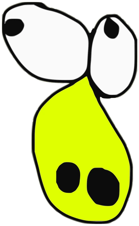 MSN AG, Tata #0730: a yellow Amoeba Tata, hand-drawn by Marcelo and Noel Morera (Tata 1000 Faces)