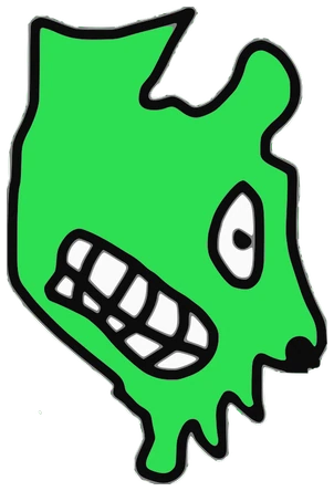 Flik IT, Tata #0733: a green Latinx Tata, hand-drawn by Marcelo and Noel Morera (Tata 1000 Faces)
