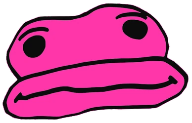 Ese, Tata #0758: a pink Amoeba Tata, hand-drawn by Marcelo and Noel Morera (Tata 1000 Faces)