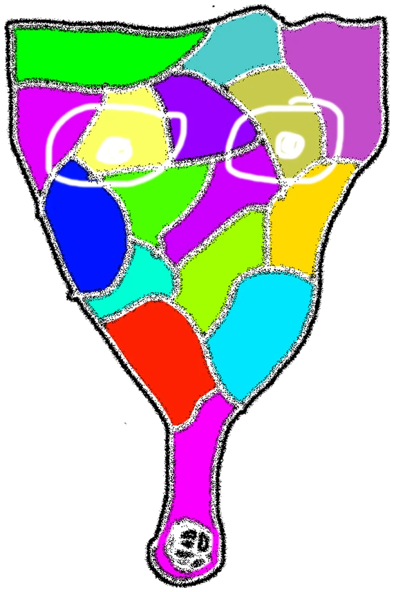 ETH-00, Tata #0783: a multicolor Other Tata, hand-drawn by Marcelo and Noel Morera (Tata 1000 Faces)