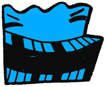 To KO, Tata #0786: a blue Latinx Tata, hand-drawn by Marcelo and Noel Morera (Tata 1000 Faces)
