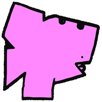 Kilexs, Tata #0804: a pink Tareco Tata, hand-drawn by Marcelo and Noel Morera (Tata 1000 Faces)