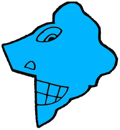 Dramij, Tata #0806: a blue Latinx Tata, hand-drawn by Marcelo and Noel Morera (Tata 1000 Faces)