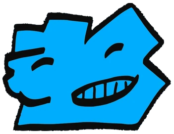 ALL Blue, Tata #0811: a blue Latinx Tata, hand-drawn by Marcelo and Noel Morera (Tata 1000 Faces)
