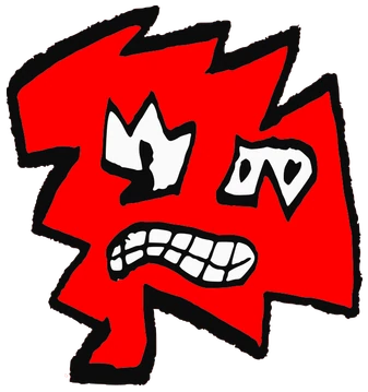 Brocco, Tata #0842: a red Star Tata, hand-drawn by Marcelo and Noel Morera (Tata 1000 Faces)