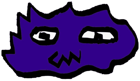 Jhuvonto, Tata #0857: a blue Latinx Tata, hand-drawn by Marcelo and Noel Morera (Tata 1000 Faces)