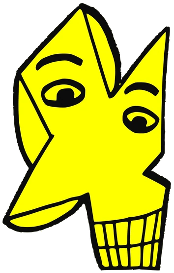 Filip, Tata #0870: a yellow Latinx Tata, hand-drawn by Marcelo and Noel Morera (Tata 1000 Faces)