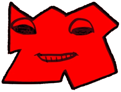 ASW, Tata #0902: a red Tareco Tata, hand-drawn by Marcelo and Noel Morera (Tata 1000 Faces)